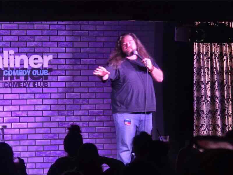 Alex Elkin in the Punchliner Comedy Club on Carnival Paradise