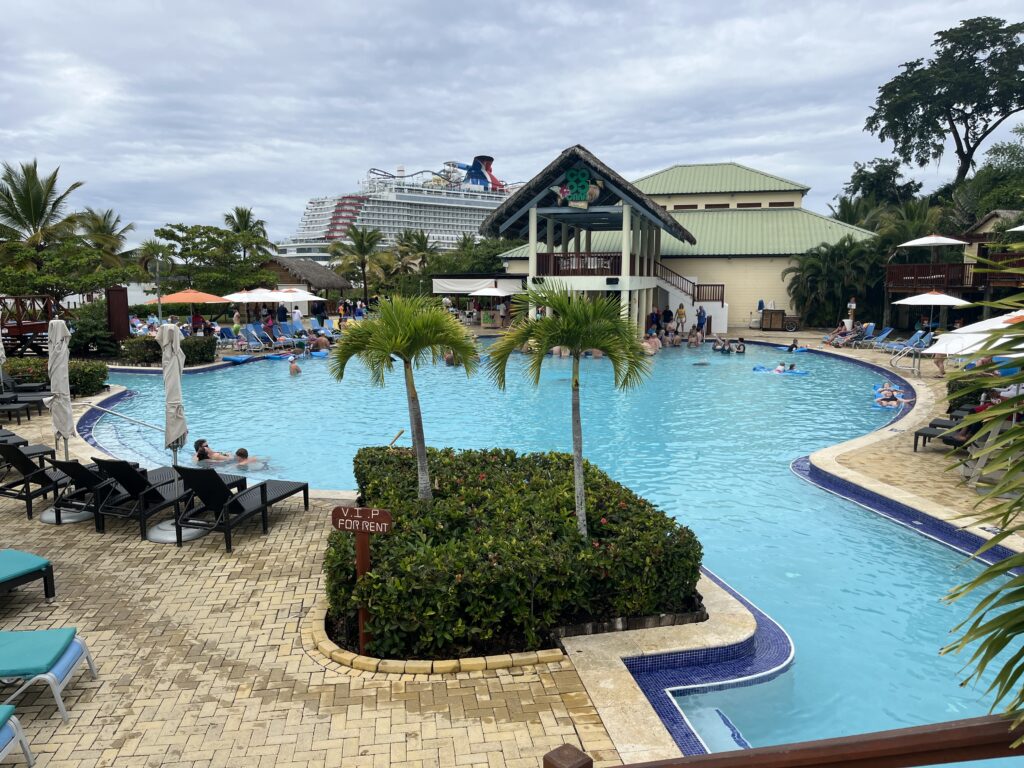 One of the pools at Amber Cove