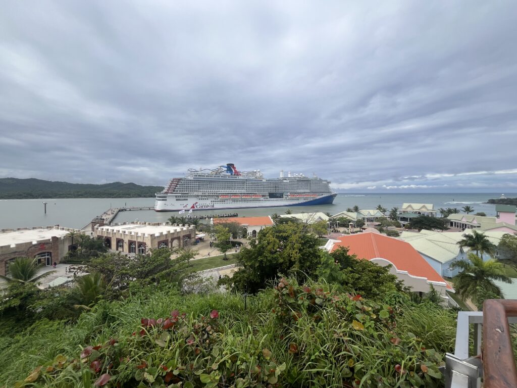 The view from the Sky Bar at Amber Cove