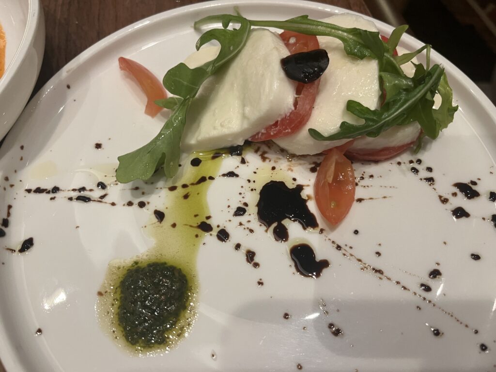 Caprese from Cucina del Capitano on Carnival Celebration