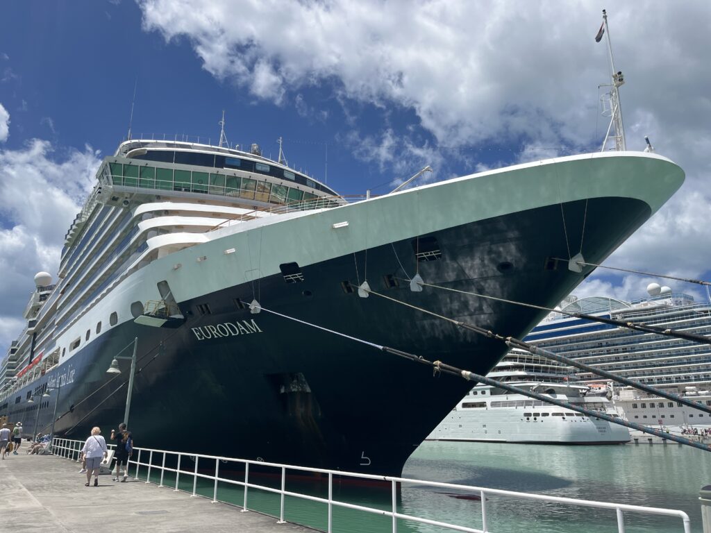 Eurodam docked in St. John's, Antigua