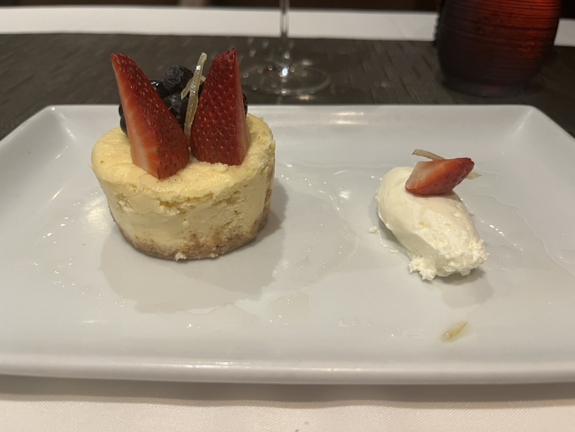 Cheesecake from Canaletto on Eurodam