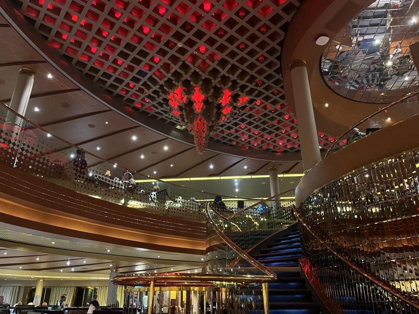 A look at the main dining room on Eurodam