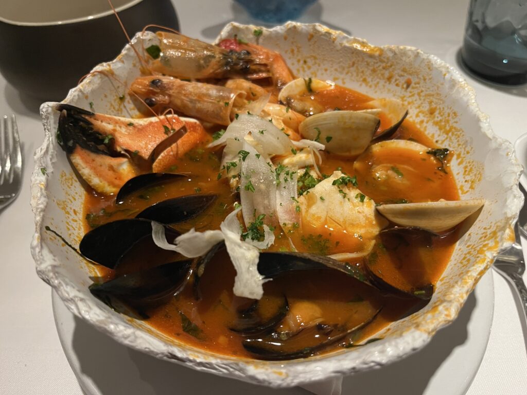 Cioppino from Rudi's Seagrill on Carnival Celebration