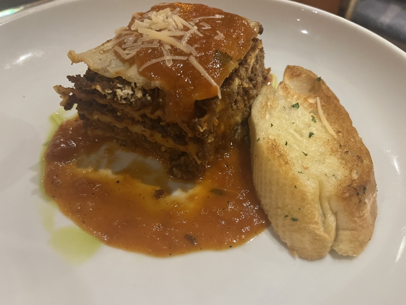 Rustic Lasagna from the Main Dining Room on Eurodam