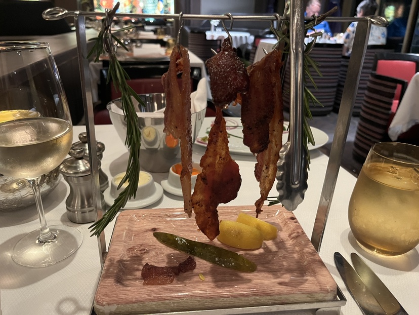 Candied Clothesline Bacon from Pinnacle Grill on Eurodam