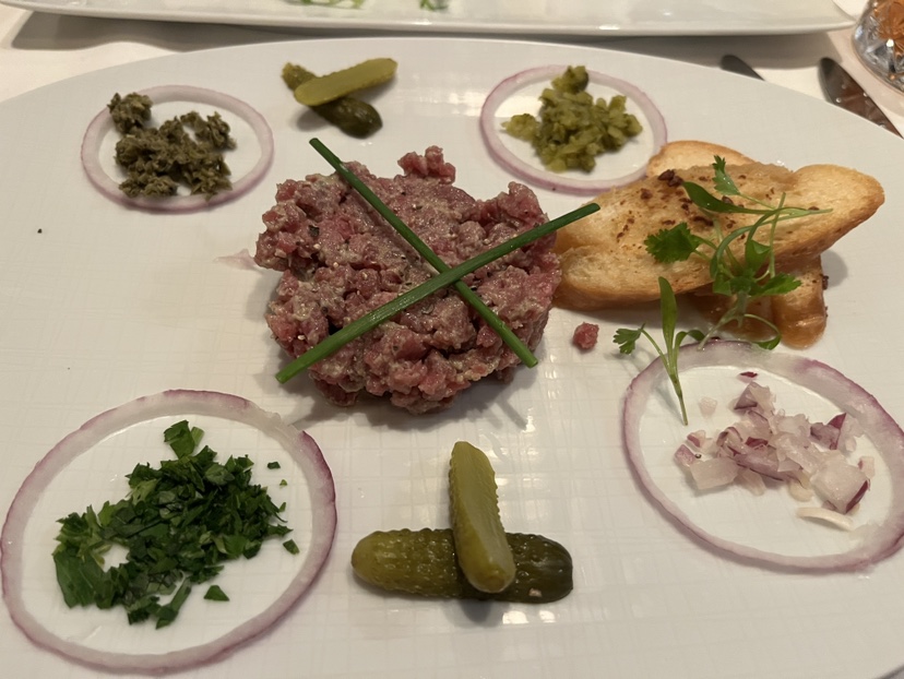 Steak Tartare from the Pinnacle Grill on Eurodam