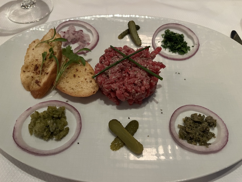 Steak Tartare from Pinnacle Grill on Eurodam