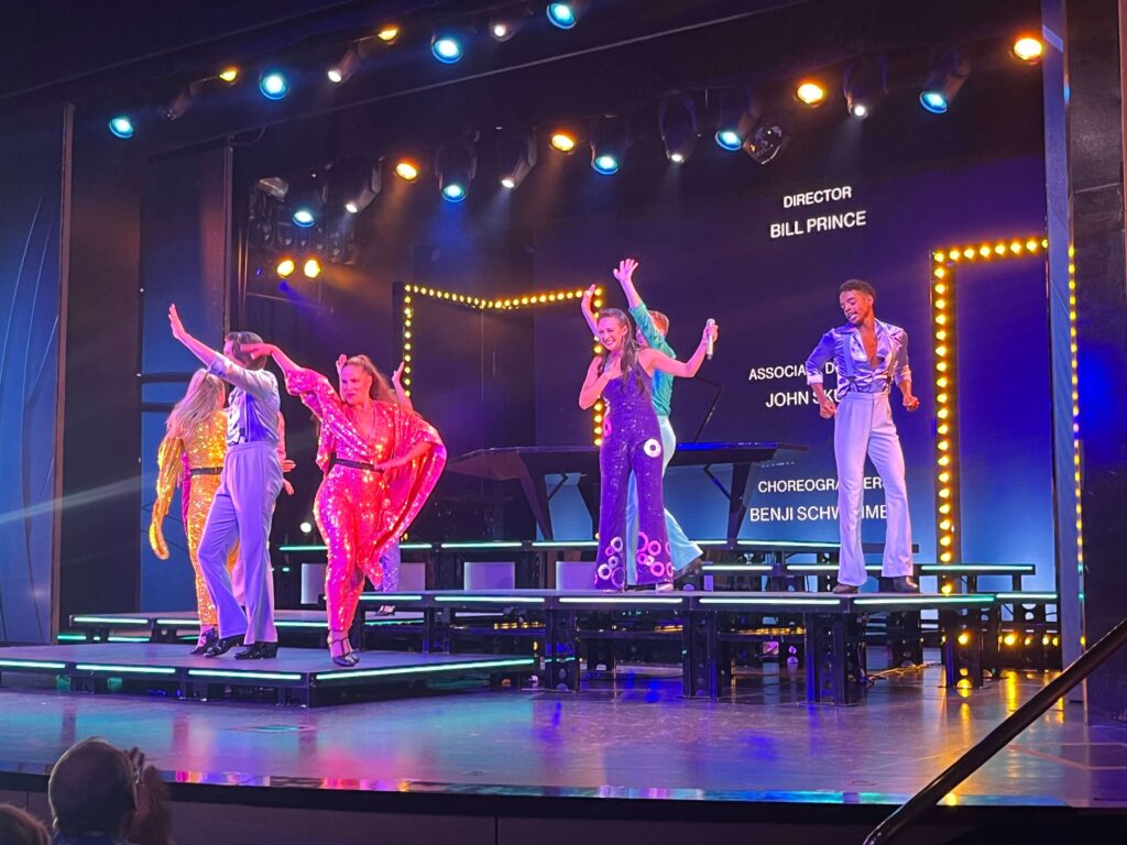 Stage show on Holland America's Eurodam