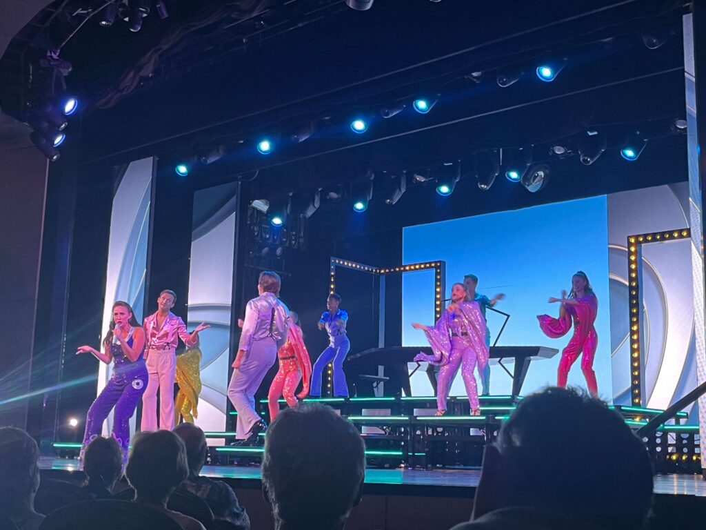 Stage show on Holland America's Eurodam