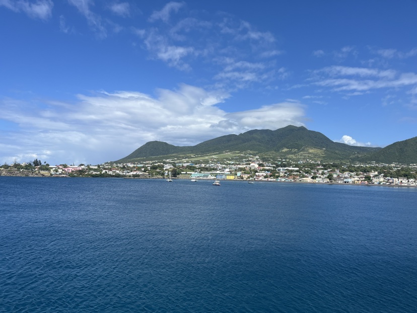 Sailing away from St. Lucia