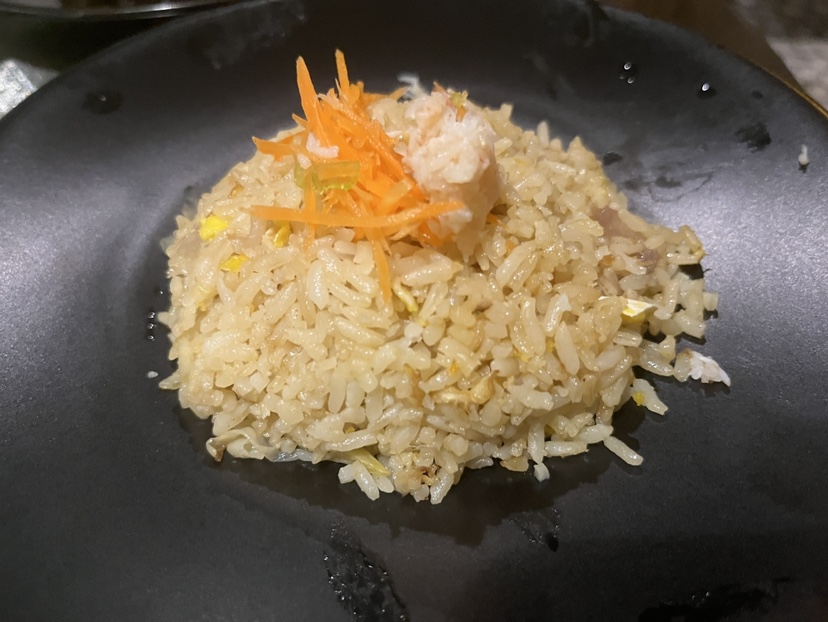 Crab Fried Rice from Tamarind on Eurodam