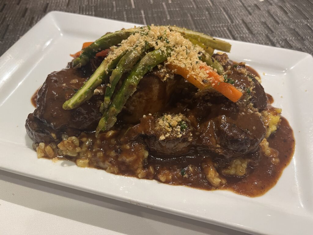 Osso Bucco from Canaletto on Eurodam