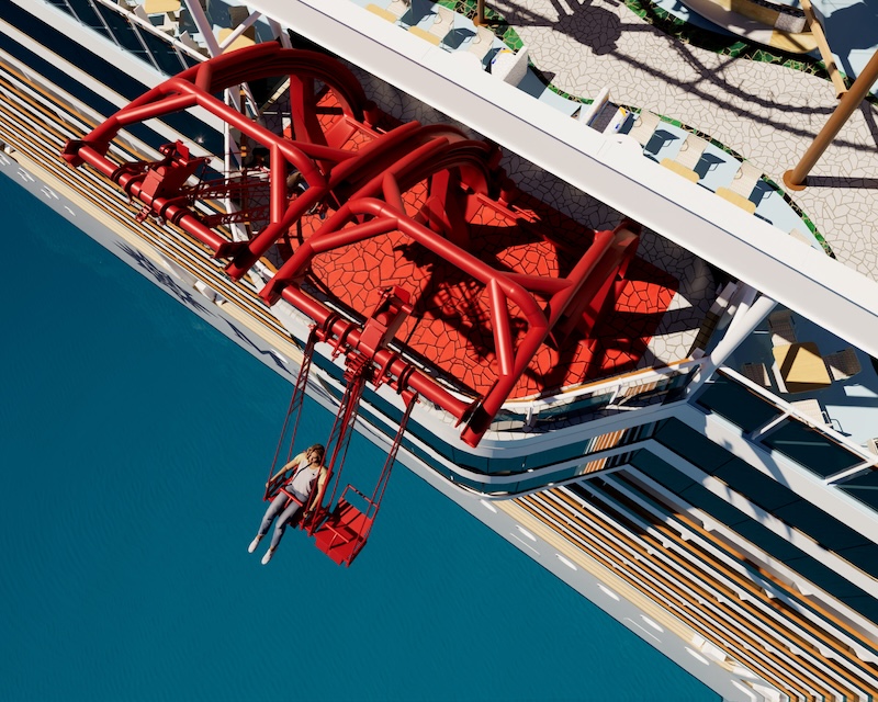 Cliffhanger on MSC World America