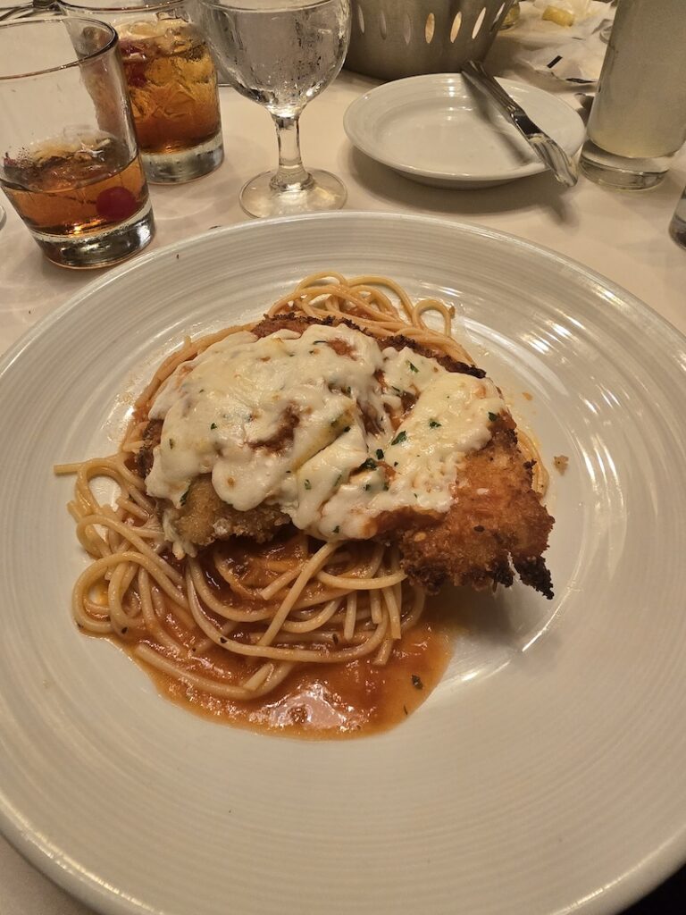 Chicken Parm from the Main Dining Room on Independence of the Seas