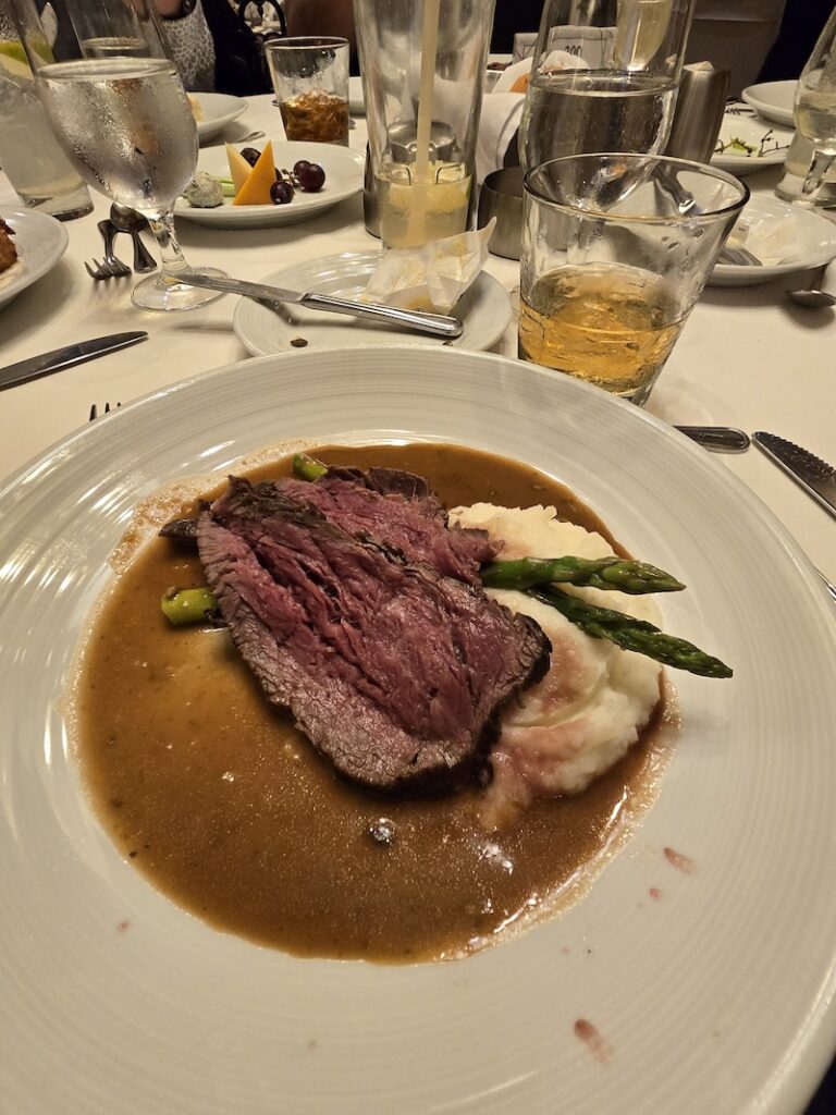 Beef Tenderloin from the Main Dining Room on Independence of the Seas