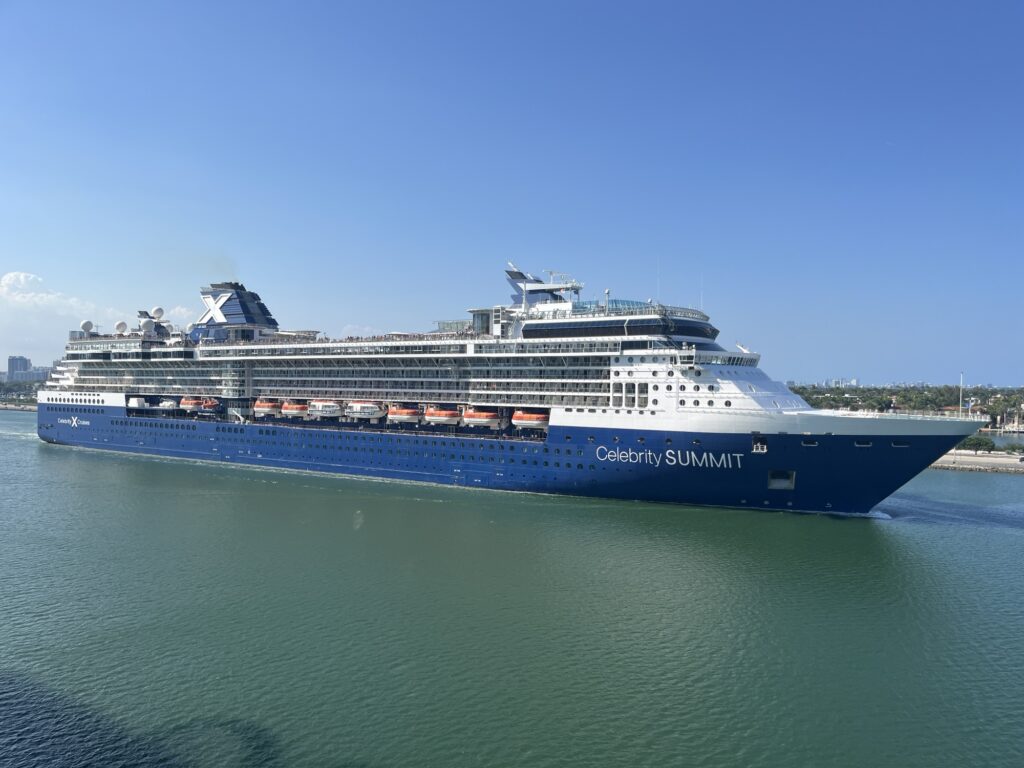 Celebrity Summit leaving PortMiami on April 20, 2024