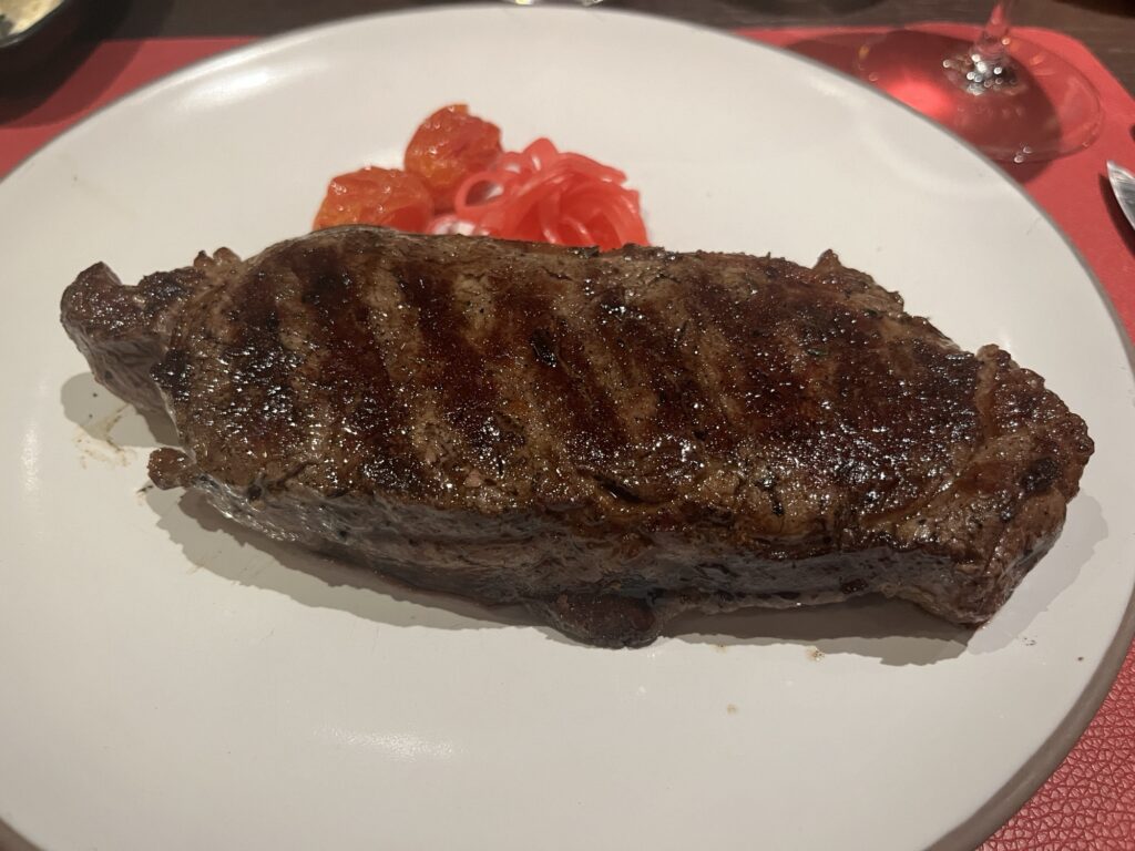 New York Sirloin from Butcher's Cut on MSC Seascape