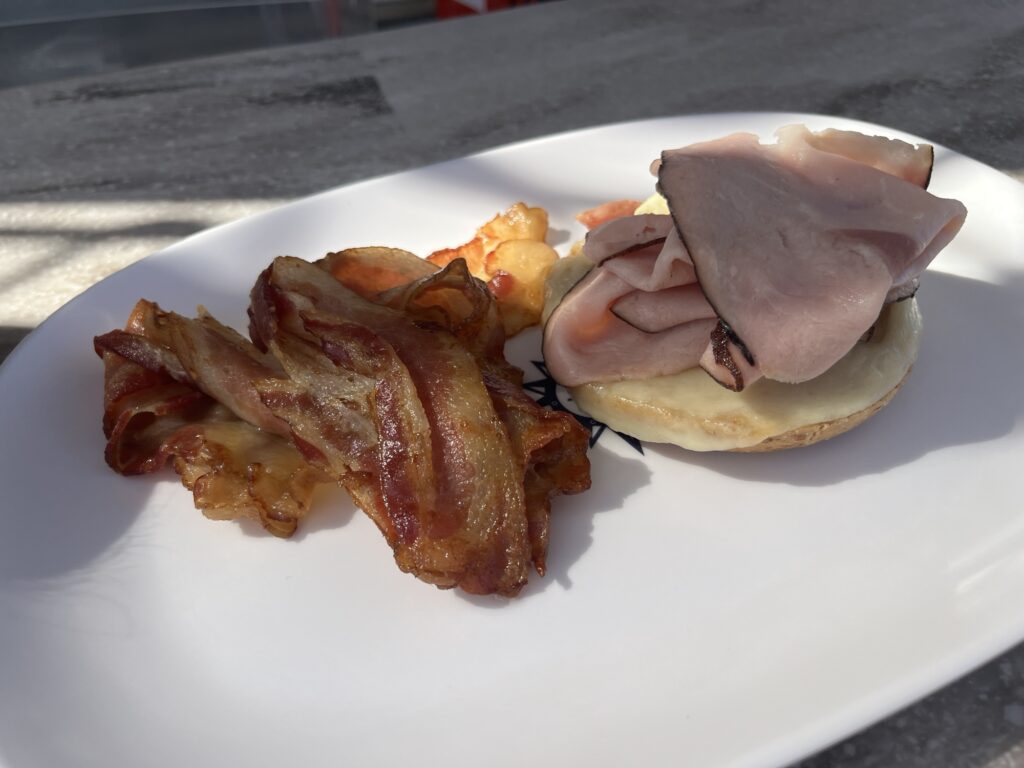 Some breakfast from the buffet on MSC Seascape