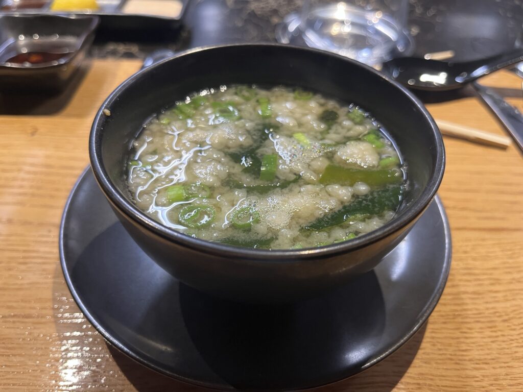 Miso Soup from Kaito Teppanyaki on MSC Seaside