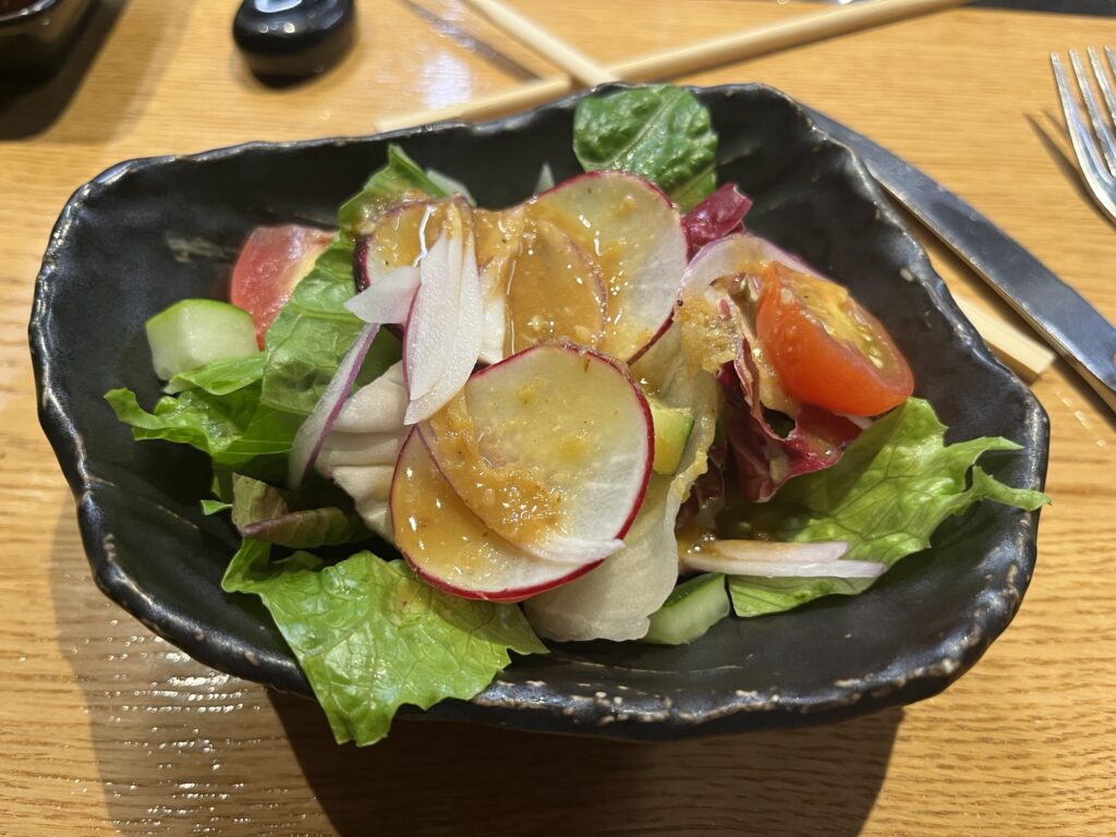 Salad from Kaito Teppanyaki on MSC Seaside