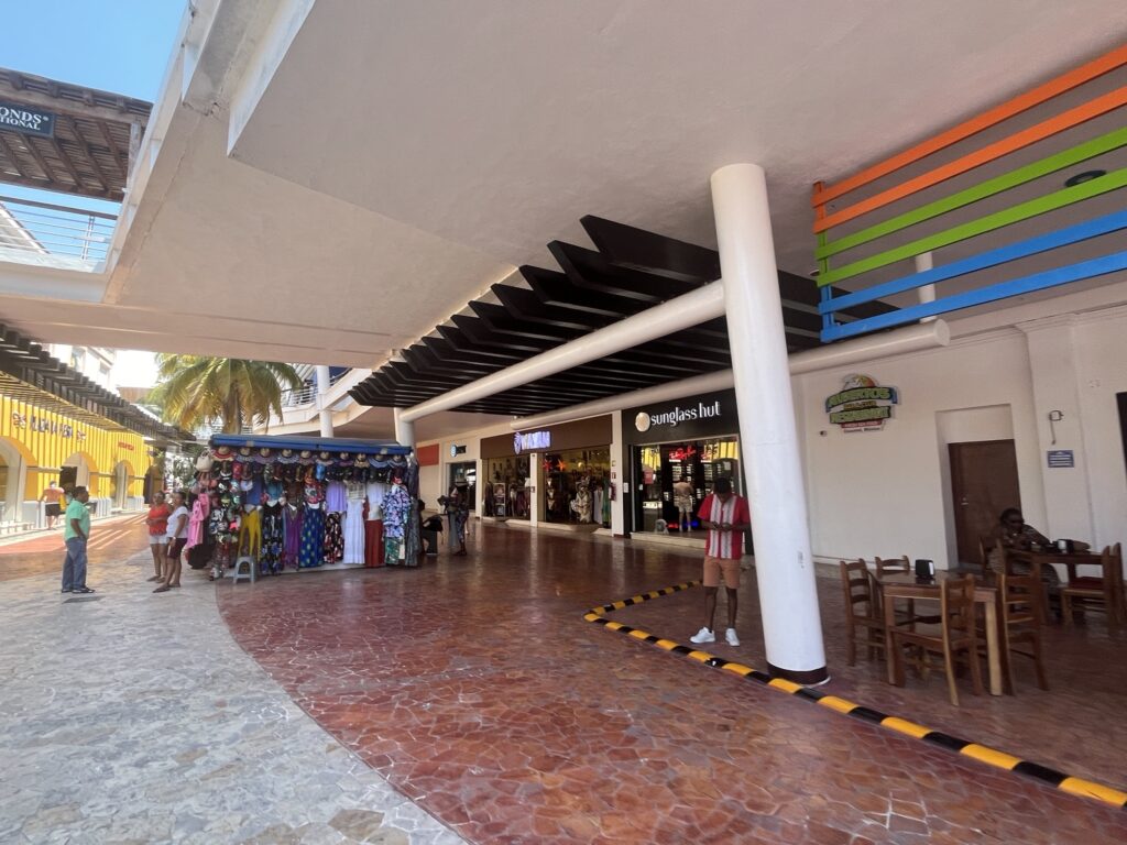 Punta Langosta port shopping mall in Cozumel, Mexico