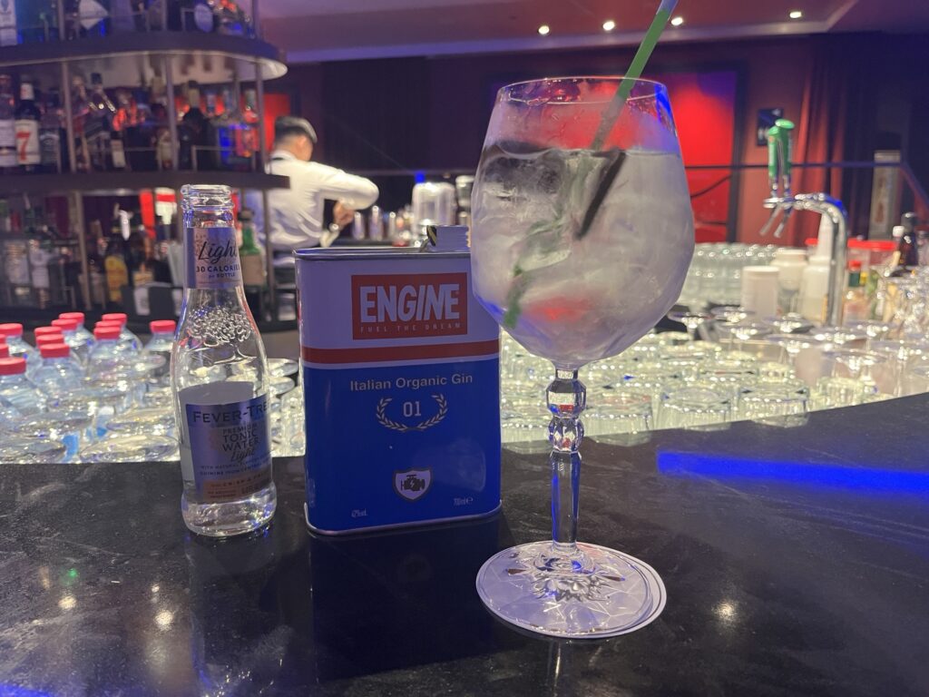 G&T made with Engine Italian Organic Gin