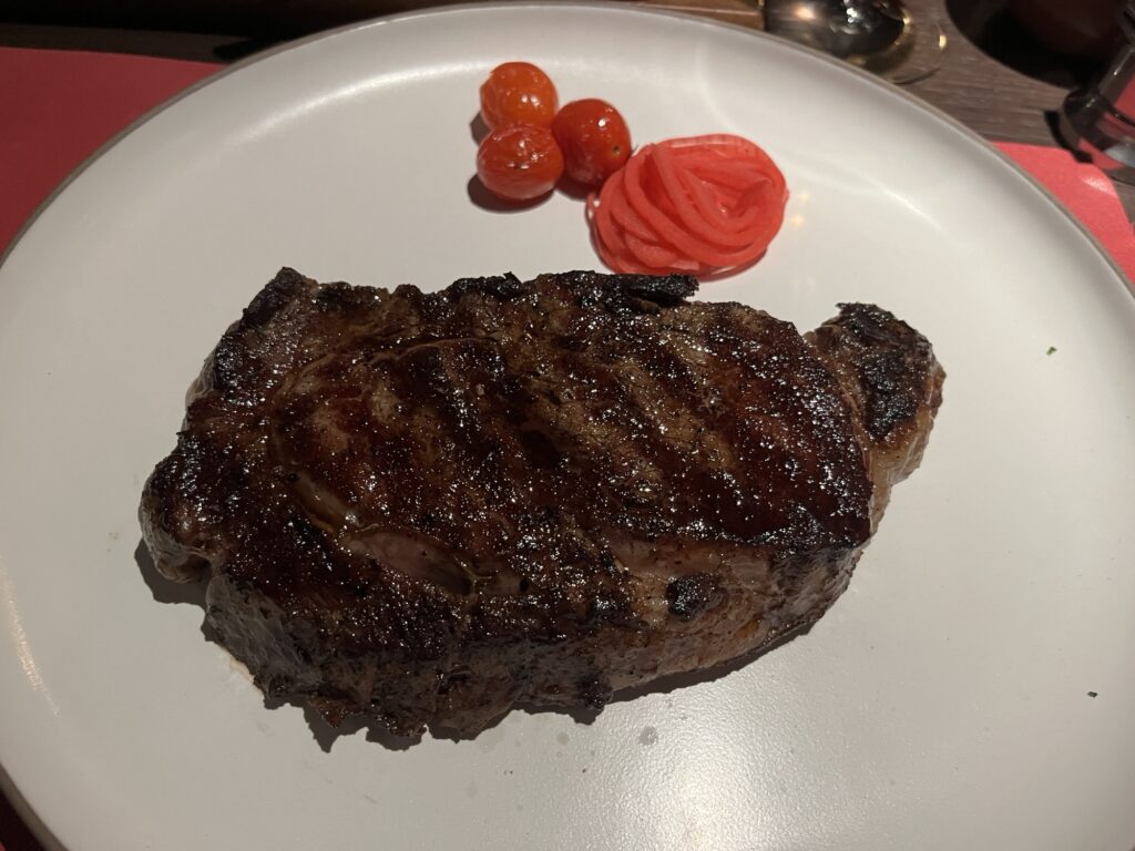 20oz ribeye from Butcher's Cut on MSC Seascape