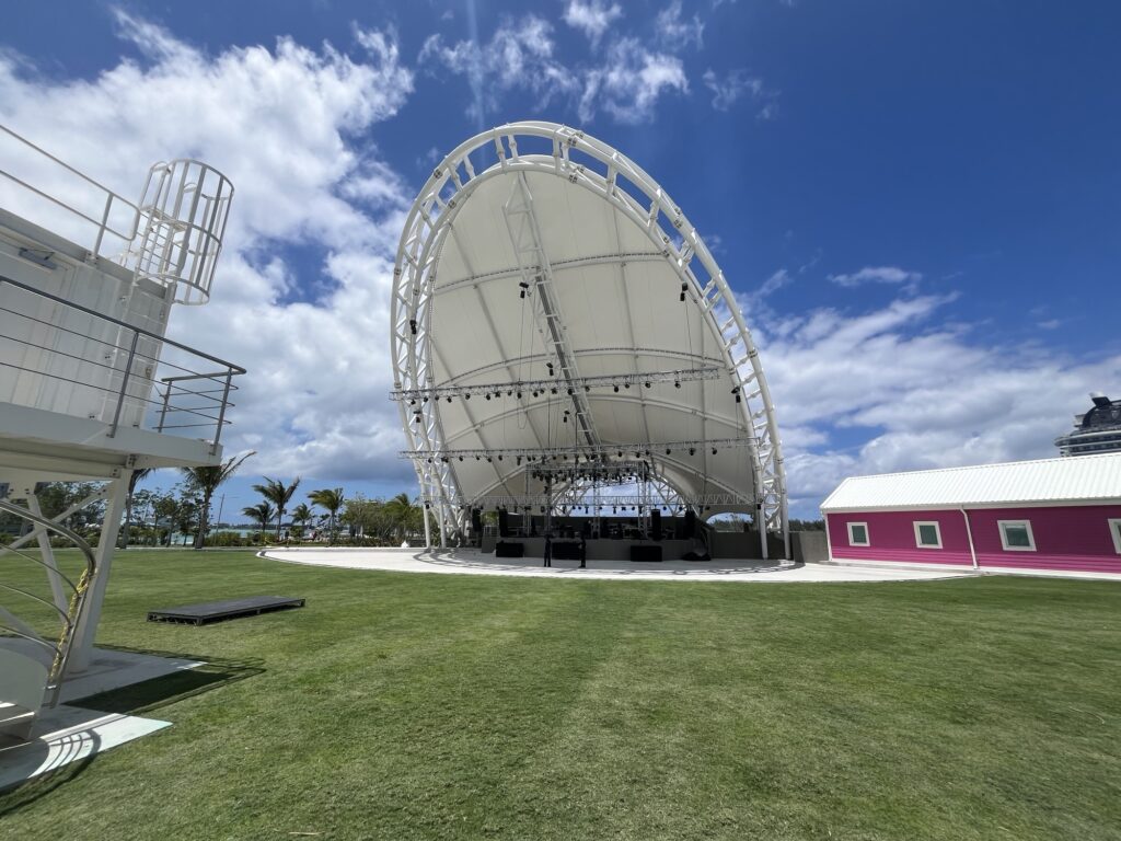 Amphitheater at the port in Nassau, Bahamas