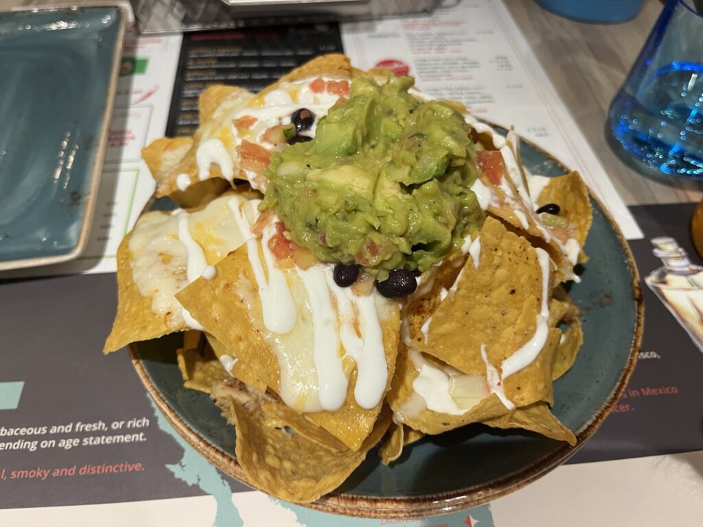 Nachos from Hola! Tacos and Cantina on MSC Seascape