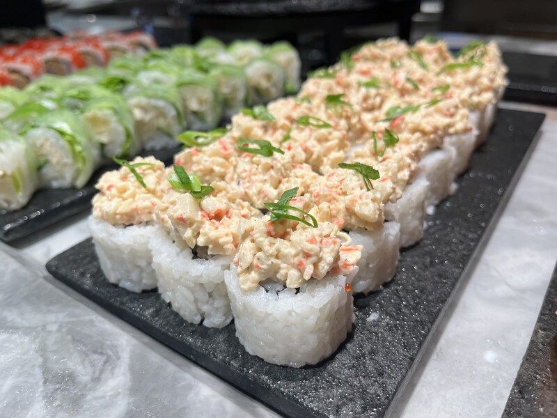 Sushi at Terrace Café on Oceania Cruises