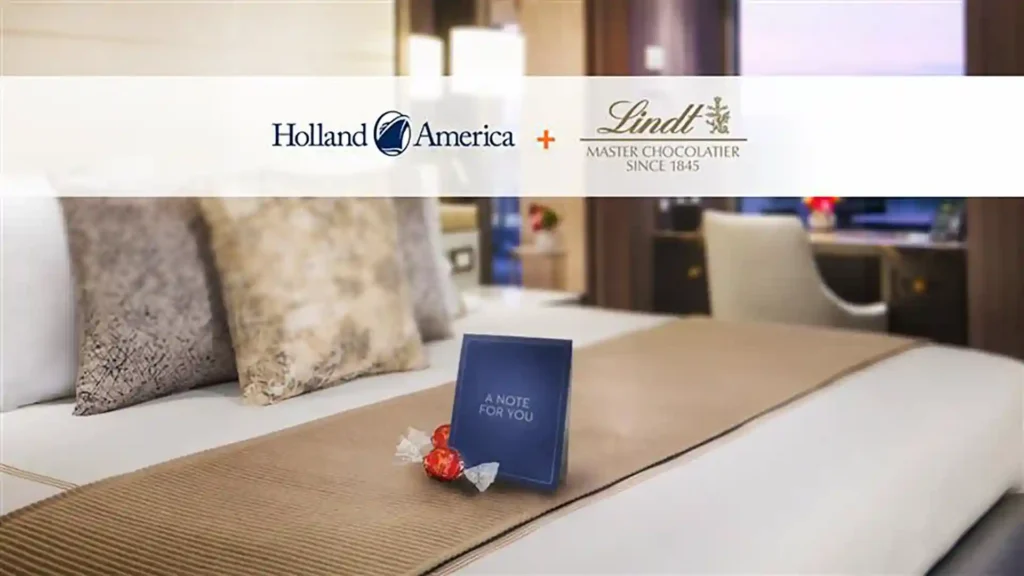 Holland America Line Partners with Lindt to Savor Special Moments On Board
