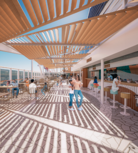 The Harbour Bar and Bites on MSC World America