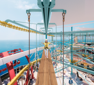 High Trail Ropes Course on MSC World America