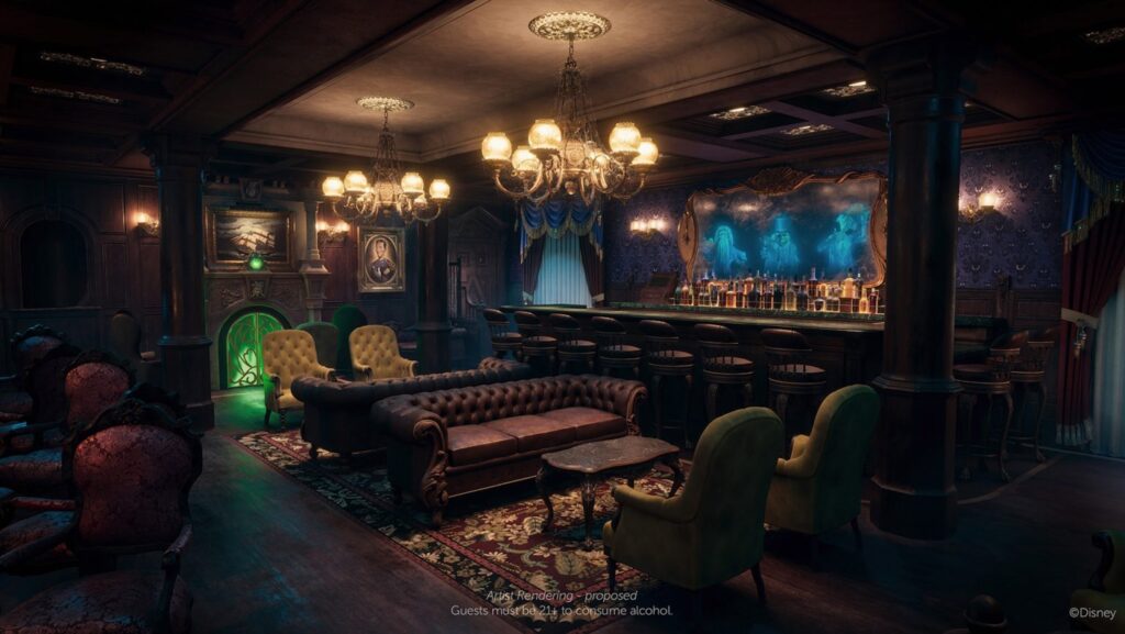 Haunted Mansion Parlor on Disney Destiny