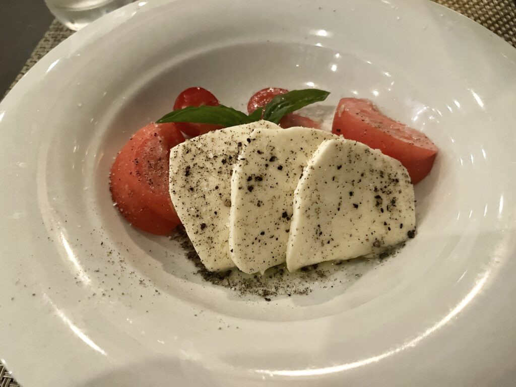 Mozzarella Caprese from La Cucina on Norwegian Sky