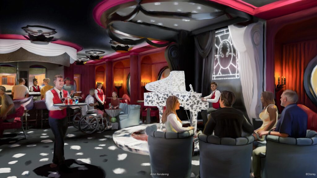 De Vil's Piano Bar on Disney Destiny