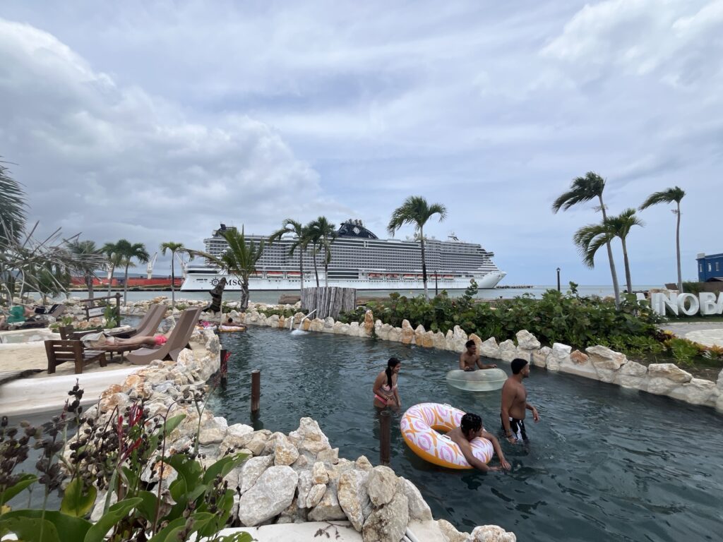 Lazy River and Pools at Taino Bay Cruise Port in Puerto Plata, Dominican Republic