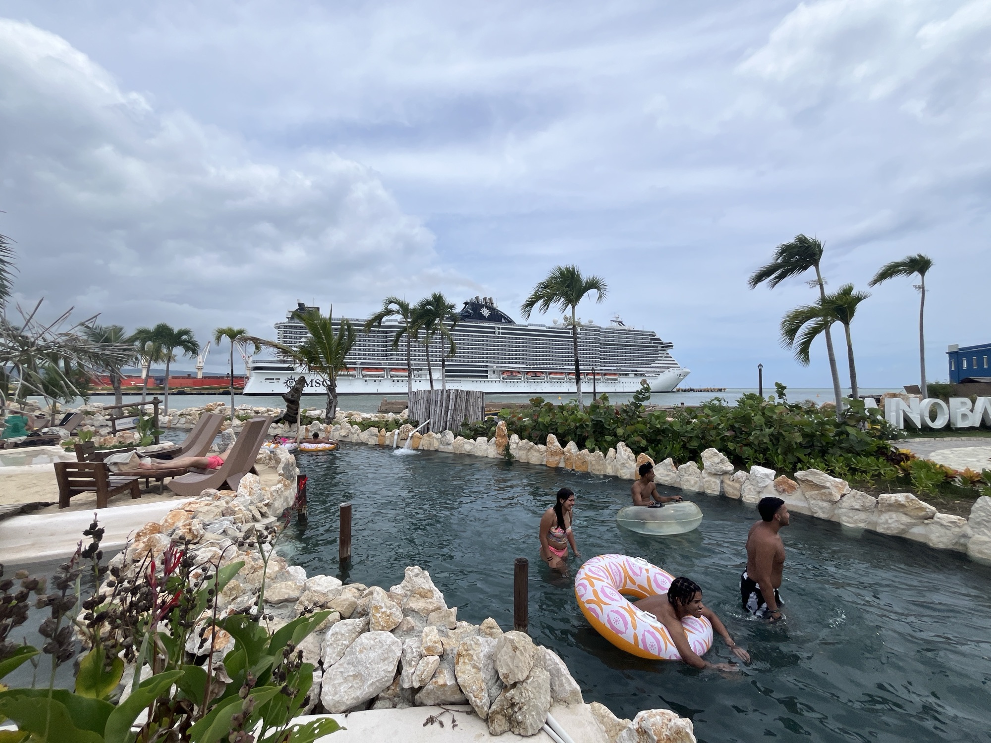 Lazy River and Pools at Taino Bay Cruise Port in Puerto Plata, Dominican Republic
