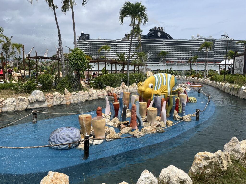 Lazy River and Pools at Taino Bay Cruise Port in Puerto Plata, Dominican Republic