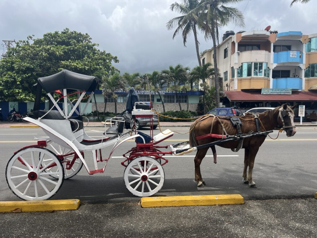 Walking around hisorical Puerto Plata in the Dominican Republic