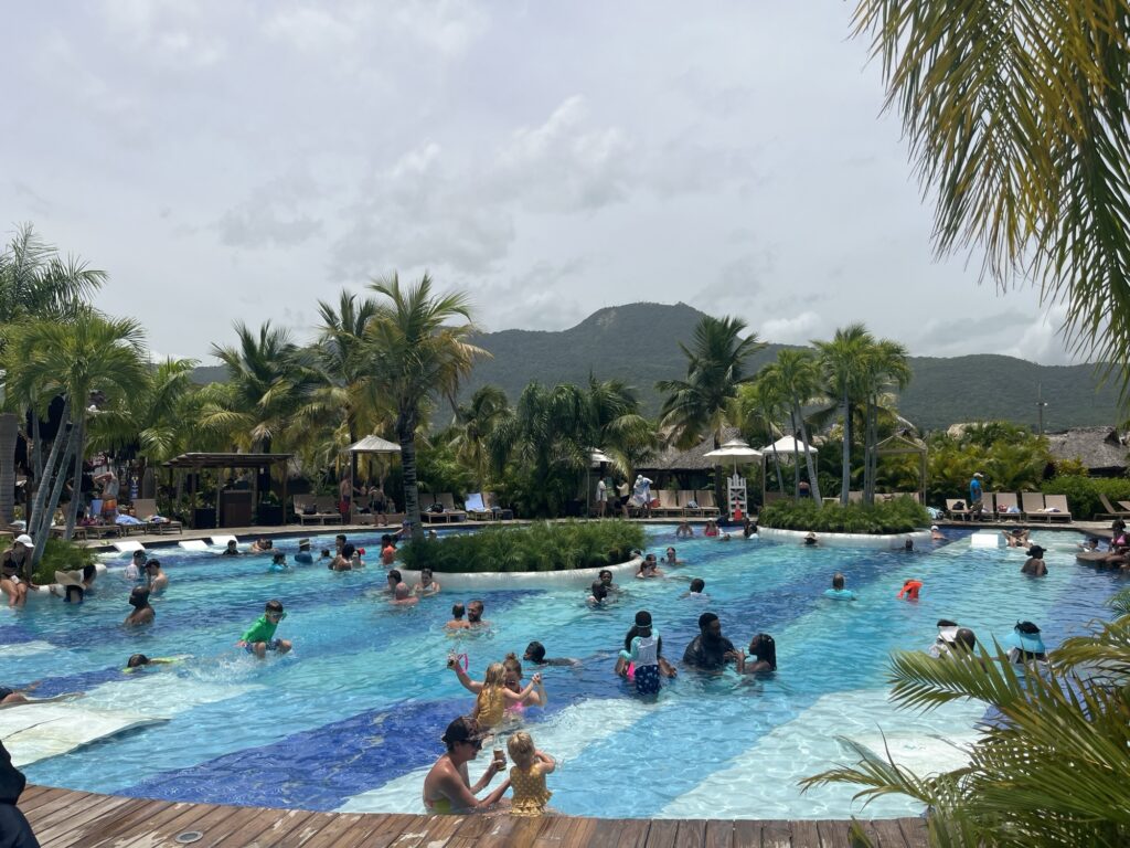 Lazy River and Pools at Taino Bay Cruise Port in Puerto Plata, Dominican Republic