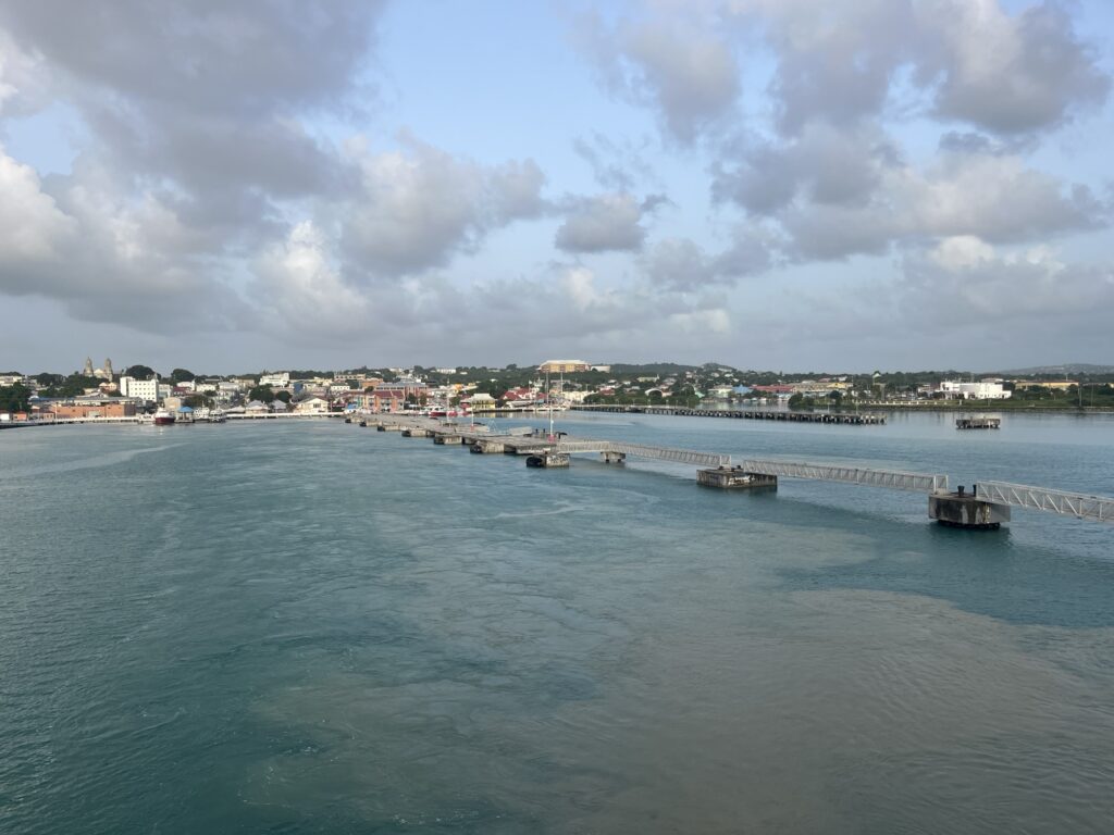 Leaving St. John's, Antigua