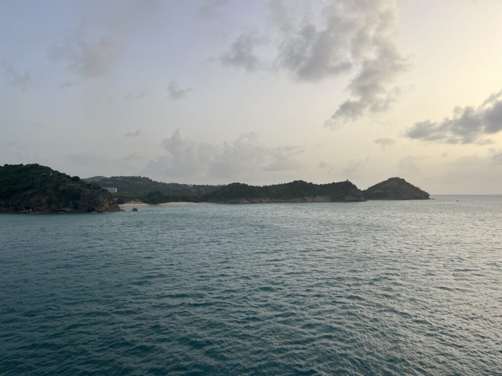 Leaving St. John's, Antigua