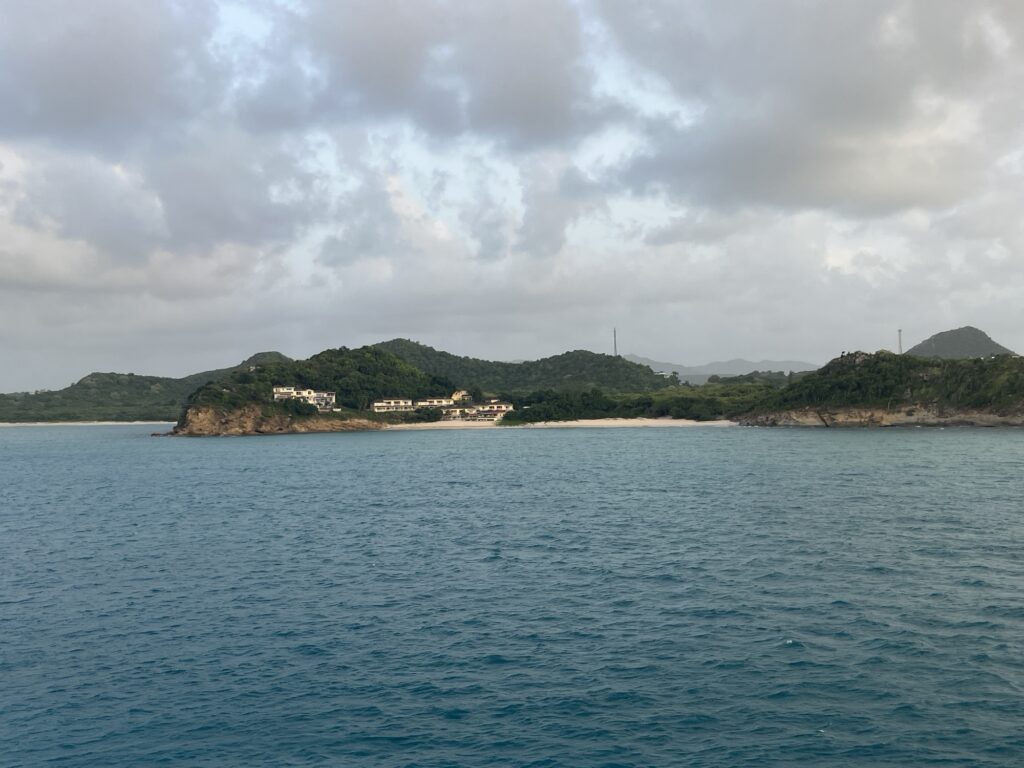 Leaving St. John's, Antigua