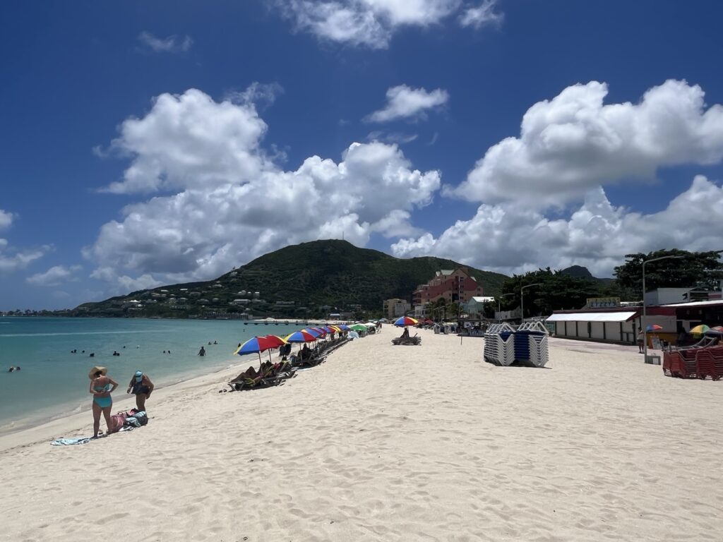 Beach at the Boardwalk in St Maarten