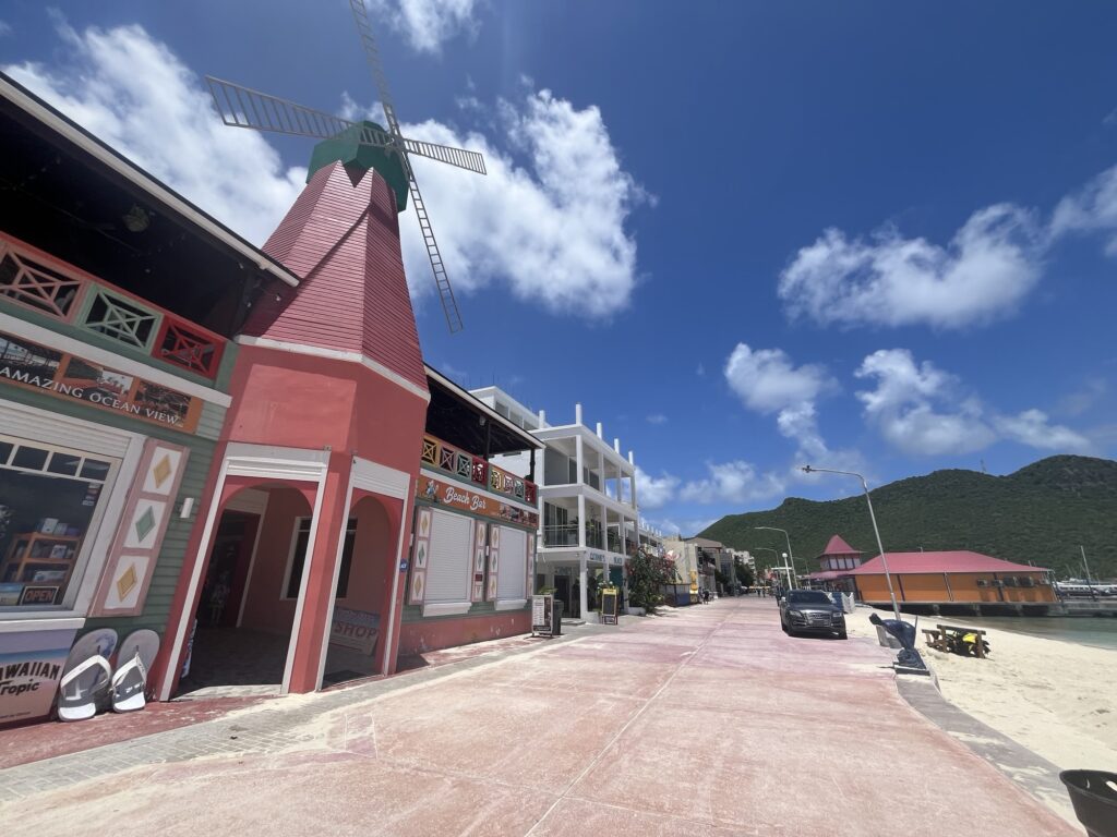 Many places were closed during our call at St. Maarten