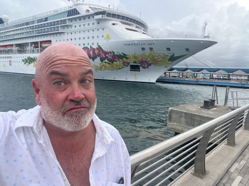 Norwegian Sky docked in San Juan