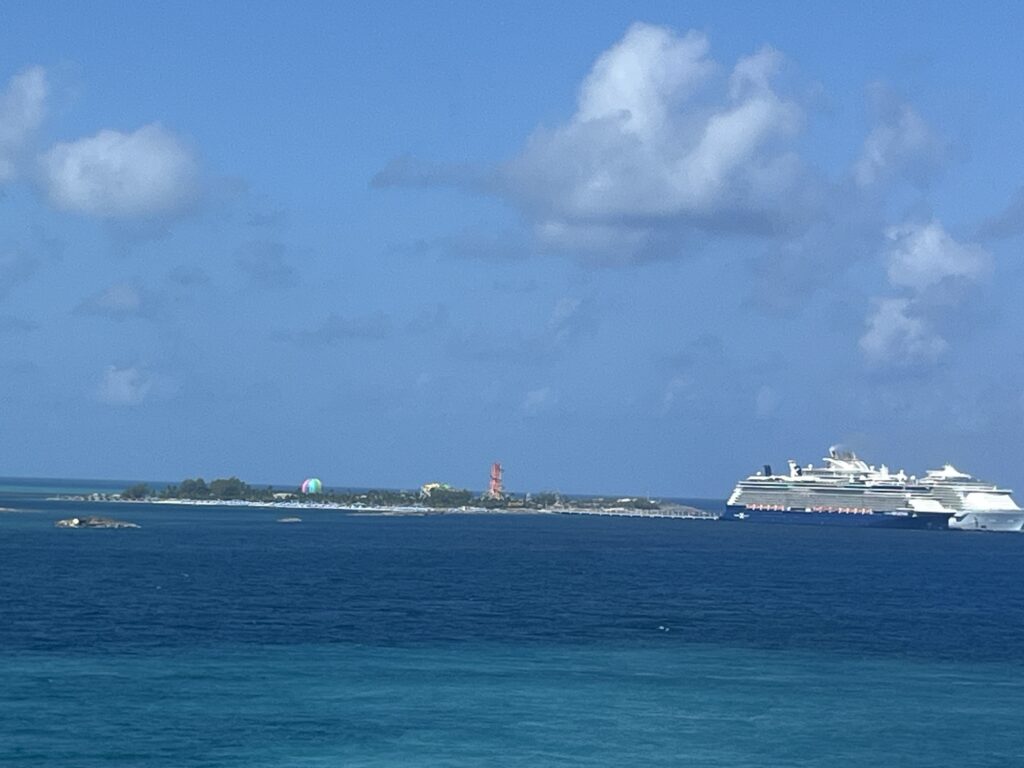 A view of Royal Caribbean's Perfect Day at CoCo Cay 