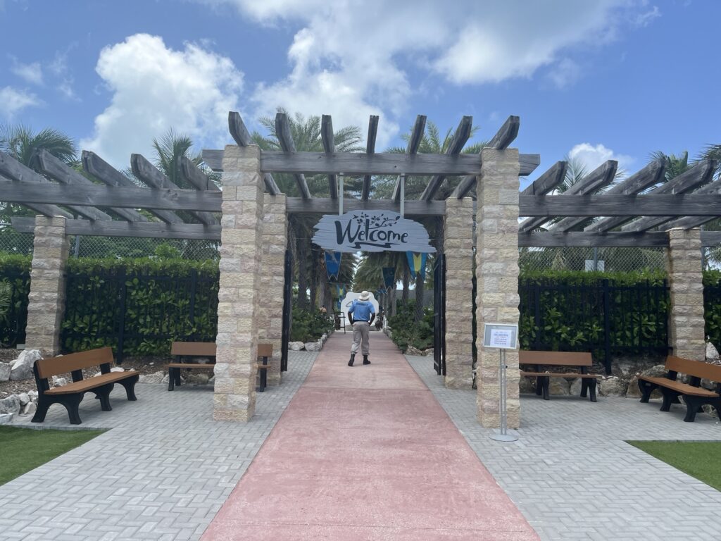 The entrance to Great Stirrup Cay